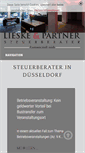 Mobile Screenshot of lieske-partner.de